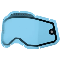 100% Racecraft 2/Accuri 2/Strata 2 Replacement Goggle Lenses -HJC 100 racecraft 2 accuri 2 strata2 replacement goggle lenses blue