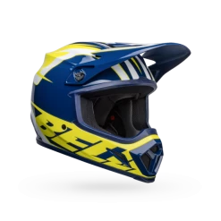 Bell MX-9 Mips Spark Gloss Blue/Yellow Helmet