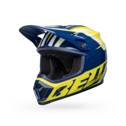 Bell MX-9 Mips Spark Gloss Blue/Yellow Helmet -HJC 250040000300000004 spark gloss blue yellow 4