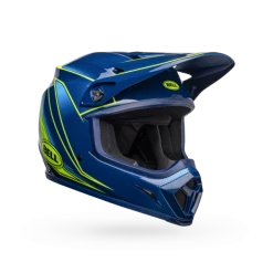 Bell MX-9 Mips Zone Gloss Navy/Retina Helmet