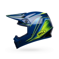 Bell MX-9 Mips Zone Gloss Navy/Retina Helmet 8 Bell MX-9 Mips Zone Gloss Navy/Retina Helmet -HJC 250040000300000004 zone gloss navy retina 5