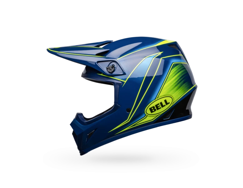 Bell MX-9 Mips Zone Gloss Navy/Retina Helmet 3 Bell MX-9 Mips Zone Gloss Navy/Retina Helmet - Image 3
