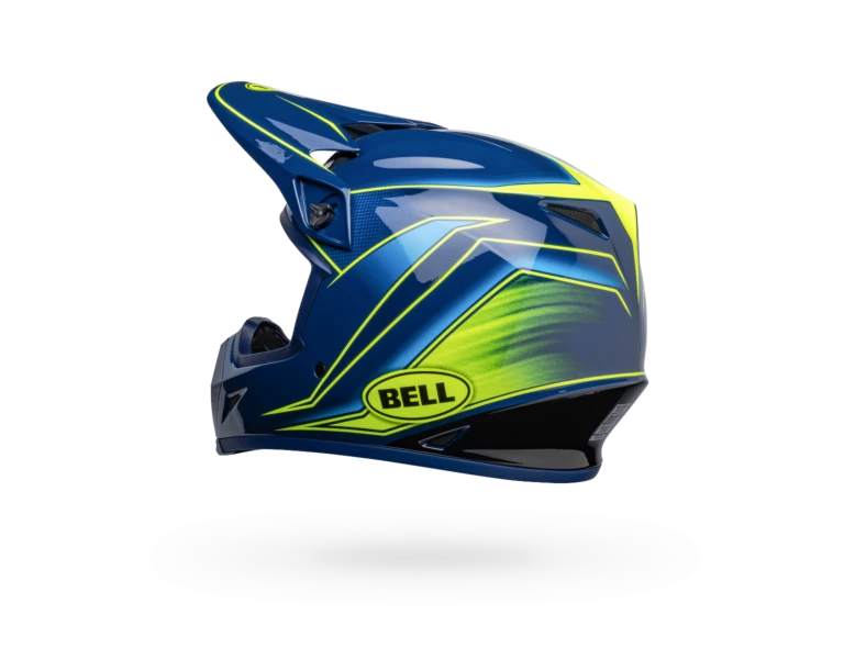 Bell MX-9 Mips Zone Gloss Navy/Retina Helmet 5 Bell MX-9 Mips Zone Gloss Navy/Retina Helmet - Image 5
