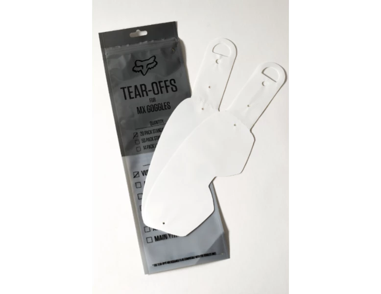Fox Airspace/Main MX20 Standard Roll Off Tear Offs - 20 Pack 1 Fox Airspace/Main MX20 Standard Roll Off Tear Offs - 20 Pack