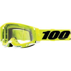 100% RACECRAFT 2 Clear Lens Goggles -HJC 3f587c64 ba06 4c3c bb1f 607135c8457d 1