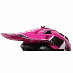 Eleven Apparel Eleven Raid MX Helmet Replacement Peak -HJC 49 11560 peak pink white