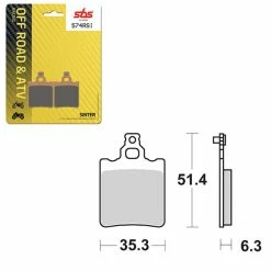SBS Brake Pad SBS574RSI