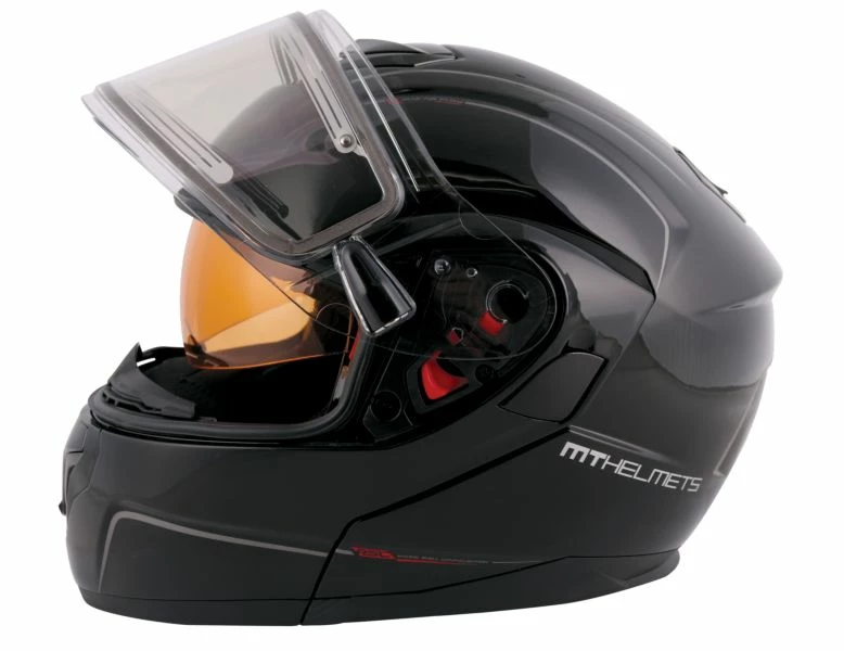 MT Helmets Atom SV Snow Double Shield Solid Helmet 4 MT Helmets Atom SV Snow Double Shield Solid Helmet - Image 4