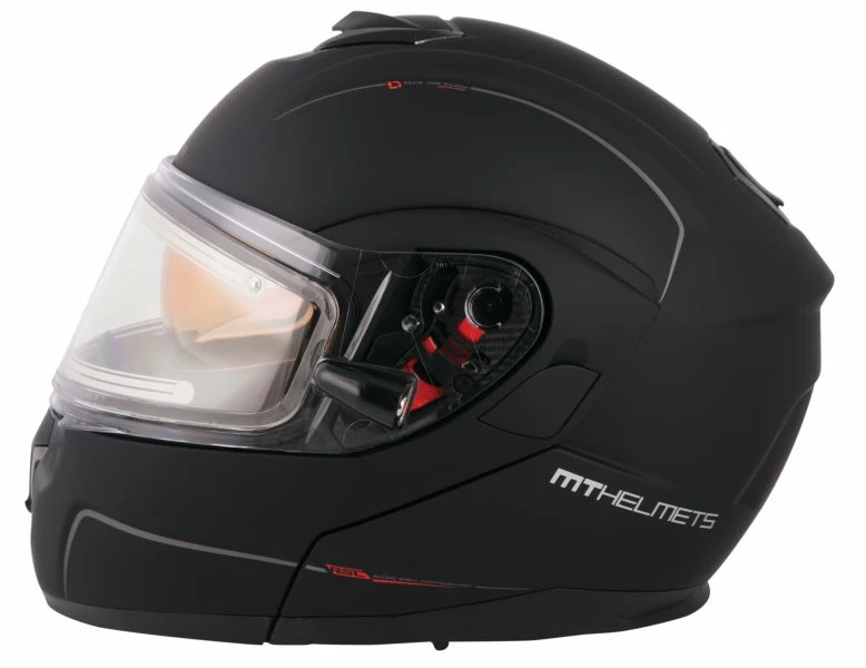 MT Helmets Atom SV Snow Double Shield Solid Helmet 1 MT Helmets Atom SV Snow Double Shield Solid Helmet