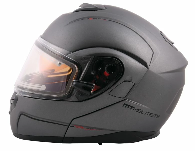 MT Helmets Atom SV Snow Double Shield Solid Helmet 5 MT Helmets Atom SV Snow Double Shield Solid Helmet - Image 5