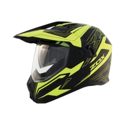 Zox Vertex Full Face Crusade Helmet -HJC 88 34471 zox dual sport yellow hvz side view 0buiwac0xpewodsc