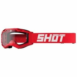 Shot Assault 2.0 Goggles -HJC assault 20 goggles gloss red clear lens 244 03304 2