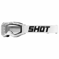 Shot Assault 2.0 Goggles -HJC assault 20 goggles gloss white clear lens 244 03305 2