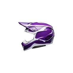 Bell Moto-10 Spherical Slayco Helmet -HJC bell moto 10 spherical slayco gloss purple white left