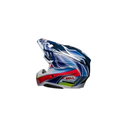 Bell Moto-10 Spherical Tomac Replica 23 Helmet -HJC bell moto 10 spherical tomac replica 23 gloss blue white back left 1