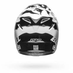 Bell Moto-9S Flex Claw Helmet 11 Bell Moto-9S Flex Claw Helmet -HJC bell moto 9s flex dirt motorcycle helmet claw gloss black white back