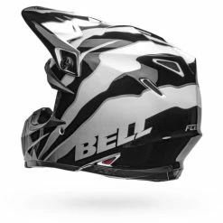 Bell Moto-9S Flex Claw Helmet 10 Bell Moto-9S Flex Claw Helmet -HJC bell moto 9s flex dirt motorcycle helmet claw gloss black white back left