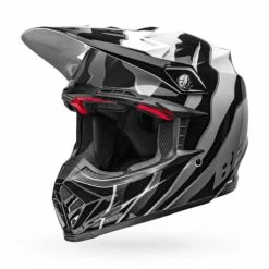 Bell Moto-9S Flex Claw Helmet 8 Bell Moto-9S Flex Claw Helmet -HJC bell moto 9s flex dirt motorcycle helmet claw gloss black white front left
