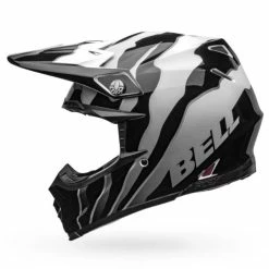 Bell Moto-9S Flex Claw Helmet 9 Bell Moto-9S Flex Claw Helmet -HJC bell moto 9s flex dirt motorcycle helmet claw gloss black white left