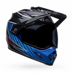 Bell MX-9 Adventure MIPS Dalton Helmet -HJC bell mx 9 adventure mips dirt motorcycle helmet dalton gloss black blue 2