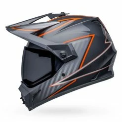 Bell MX-9 Adventure MIPS Dalton Helmet -HJC bell mx 9 adventure mips dirt motorcycle helmet dalton gloss black orange left