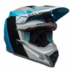 BELL MOTO-9 FLEX DIVISION HELMET 11 BELL MOTO-9 FLEX DIVISION HELMET -HJC bell moto 9 flex division helmet white black blue