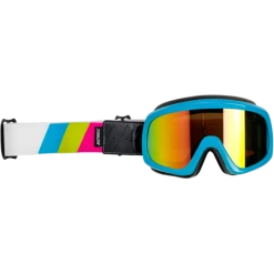 Biltwell Overland 2.0 Tri-Stripe Goggles -HJC c tri stripe pink blue cyan