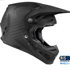 Fly Racing Youth Formula Carbon Solid Helmet With RHEON -HJC fly racing formula carbon solid helmet with rheon matte black 4 1