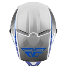 Fly Racing Youth Kinetic Drift Helmet -HJC fly racing kinetic drift helmet blue charcoal white 3 2