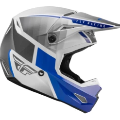 Fly Racing Youth Kinetic Drift Helmet -HJC fly racing kinetic drift helmet blue charcoal white 4 2