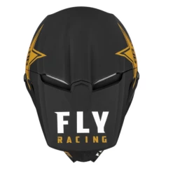 Fly Racing Kinetic Rockstar Helmet -HJC fly racing kinetic rockstar helmet black gold 3