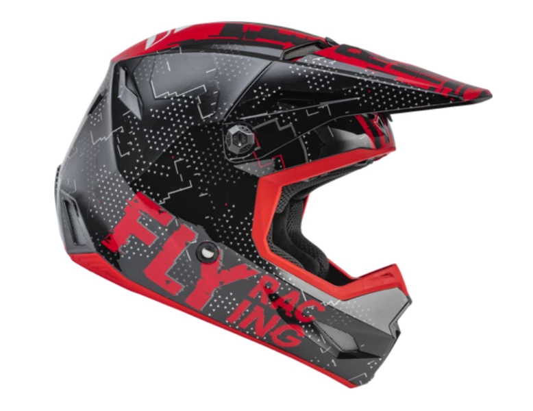 Fly Racing Youth Kinetic Scan Helmet 4 Fly Racing Youth Kinetic Scan Helmet - Image 4