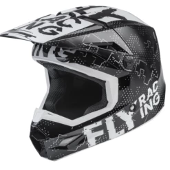 Fly Racing Youth Kinetic Scan Helmet 10 Fly Racing Youth Kinetic Scan Helmet -HJC fly racing youth kinetic scan helmet black white