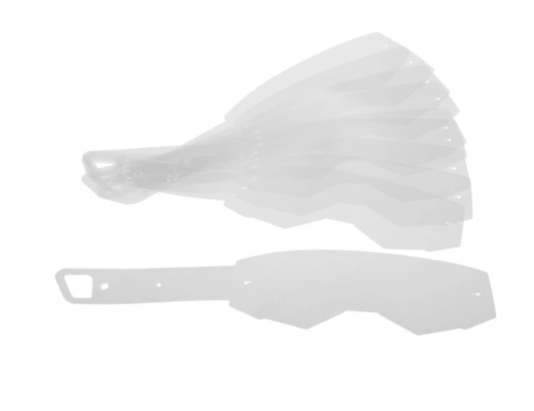 Fly Racing Zone/Focus Goggle Tear-Offs - 10 Pack 1 Fly Racing Zone/Focus Goggle Tear-Offs - 10 Pack