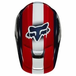 Fox V1 Ultra Helmet 6 Fox V1 Ultra Helmet -HJC fox racing v1 ultra helmet red white blue 3