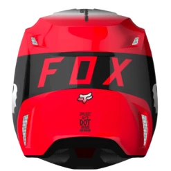 Fox V1 Toxsyk Helmet -HJC fox v1 toxsyk helmet flo red 4