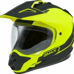 GMax GM11 Scud Dual Sport Helmet -HJC gm11 matte hivis 2 befjxrtvinufkimt