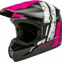 GMAX MX46 DOMINANT YOUTH MX HELMET -HJC mx46 pink1 1 bidtweamktayctsb