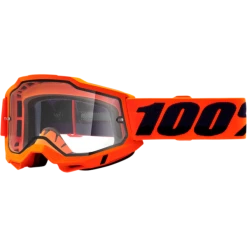 100% ACCURI 2 Enduro Dual Pane Clear Lens Goggles 8 100% ACCURI 2 Enduro Dual Pane Clear Lens Goggles -HJC orange and black enduro 2