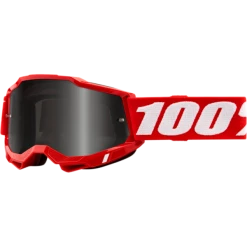 100% ACCURI 2 Dark Smoke Lens Sand Goggles -HJC red sand goggles 1