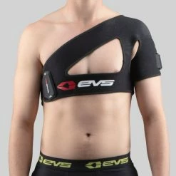 EVS SB02 Shoulder Support -HJC sb02bk sb02 shoulder brace front model 43db0447 a0a0 415e 8330 406090446a9d 2048x