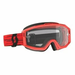 Scott Split OTG MX Goggles -HJC split otg goggles dark red clear works 285537 0084113