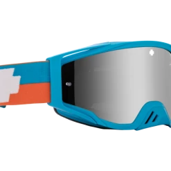 Spy Optic Spy+ FOUNDATION MX Goggle -HJC spy 19 foundationplus boltblue hdsmokewithsilverspectramirror hdclear 3200000000004 01 2 3