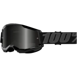 100% Strata 2 Smoke Lens Sand Goggles