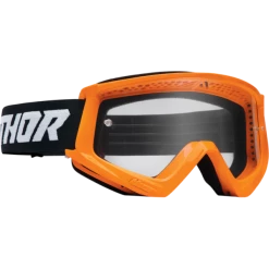 Thor Combat Racer Goggles -HJC thor combat racer goggles orange black