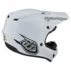 Troy Lee Designs SE4 Polyacrylite Helmet MIPS Mono White -HJC tld m21f se4pa mono wht 05 2000x