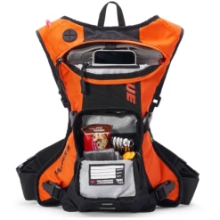 USWE Ranger 3 Liter Hydration Backpack With On/Off Organizer Pocket -HJC uswe ranger 3 liter hydration backpack orange 3