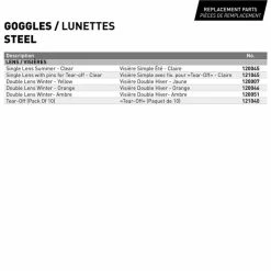 CKX Steel Goggles, Summer Black 5 CKX Steel Goggles, Summer Black -HJC v 1web 600 sip sipieces ckx lu steel 2