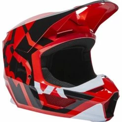 Fox Racing V1 Lux Helmet 9 Fox Racing V1 Lux Helmet -HJC v1 lux helmet hi viz red 28003 110 xs
