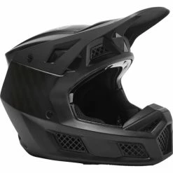 Fox Racing V3 RS Black Carbon Helmet